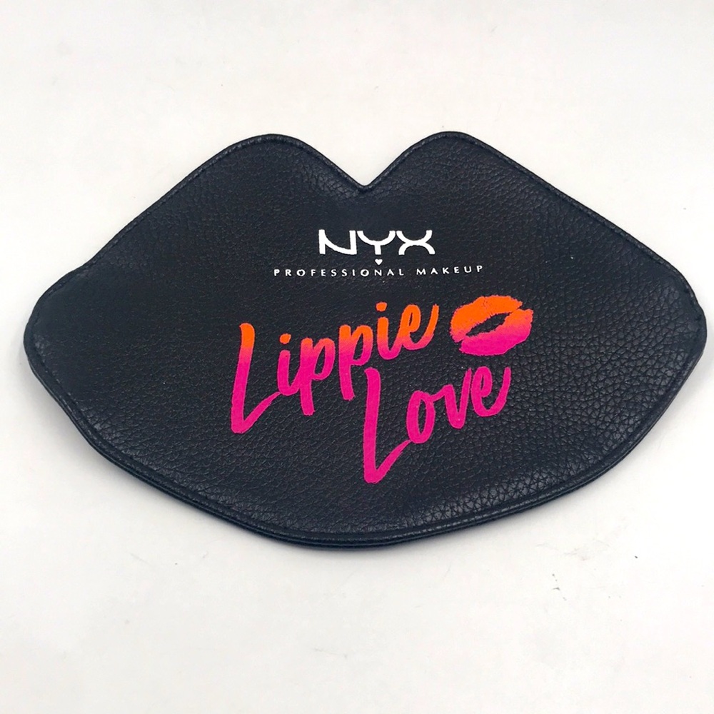 NYX Lippie Love Makeup Bag - Black and Pink